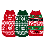 Festive Pet Sweaters & Scarves — isolated product on a transparent background