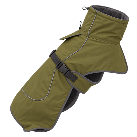 Fleece-Lined Dog Windbreaker — isolated product on a transparent background