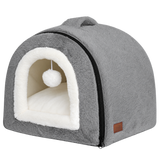 Foldable Cat Cave Bed isolated on transparent background