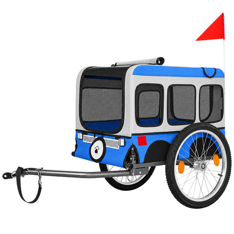 Folding Dog Bike Trailer — isolated product on a transparent background