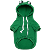 Fruit Print Dog Hoodie — isolated product on a transparent background