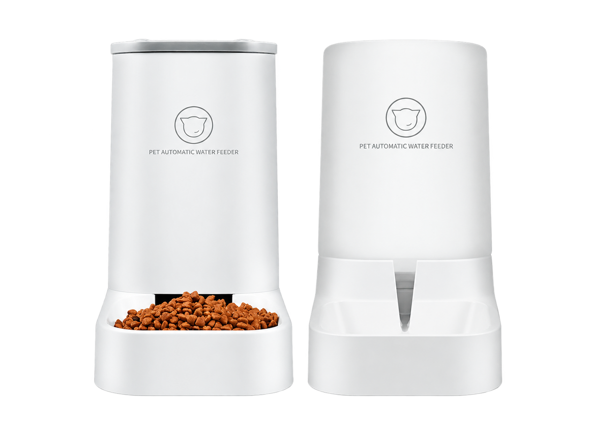 Gravity Pet Feeder & Drinker — isolated product on a transparent background