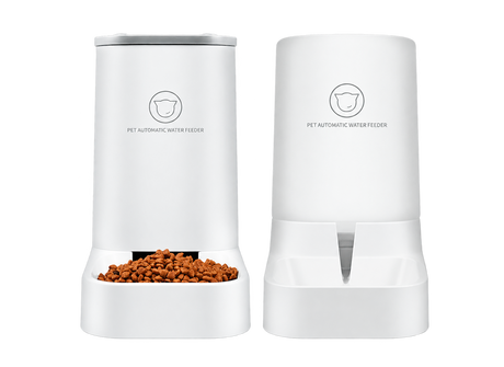 Gravity Pet Feeder & Drinker — isolated product on a transparent background