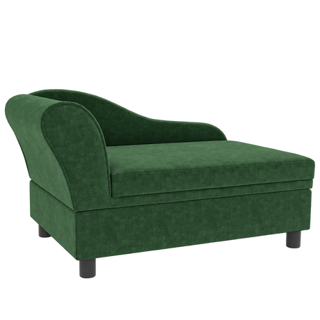 Green Storage Pet Sofa isolated on transparent background