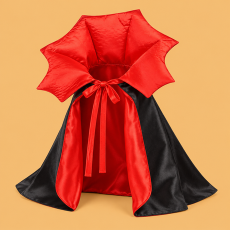 Vampire Pet Cape — product on peach background