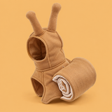 Snail Pet Costume Hood — product on peach background