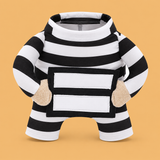 Prisoner Dog Costume — product on peach background