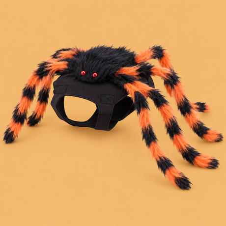 Spider Pet Costume — product on peach background