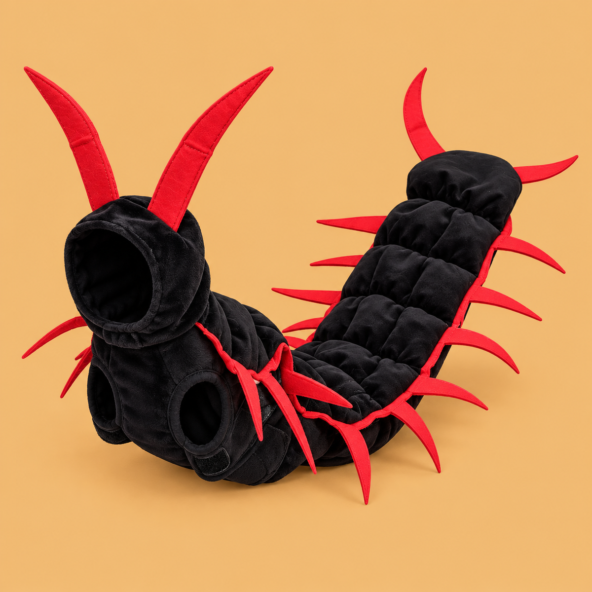 Centipede Pet Costume — product on peach background