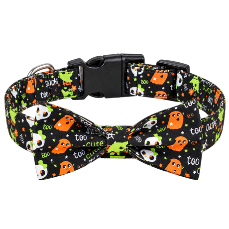 Halloween Cartoon Dog Collar — isolated product on a transparent background