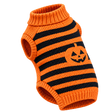Halloween Orange Dog Sweater — isolated product on a transparent background