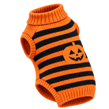 Halloween Orange Dog Sweater — isolated product on a transparent background