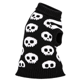Halloween Skull Sweater for Dogs — isolated product on a transparent background