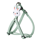 Houndstooth Pet Harness — isolated product on a transparent background