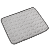Ice Silk Pet Cooling Mat isolated on transparent background