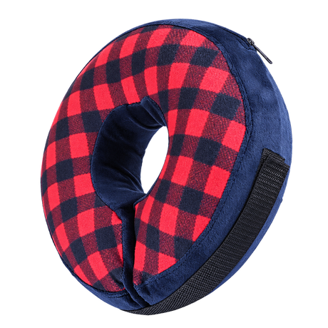 Inflatable Pet Protective Collar — isolated product on a transparent background