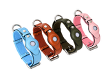 Leather AirTag Collar Cover — isolated product on a transparent background