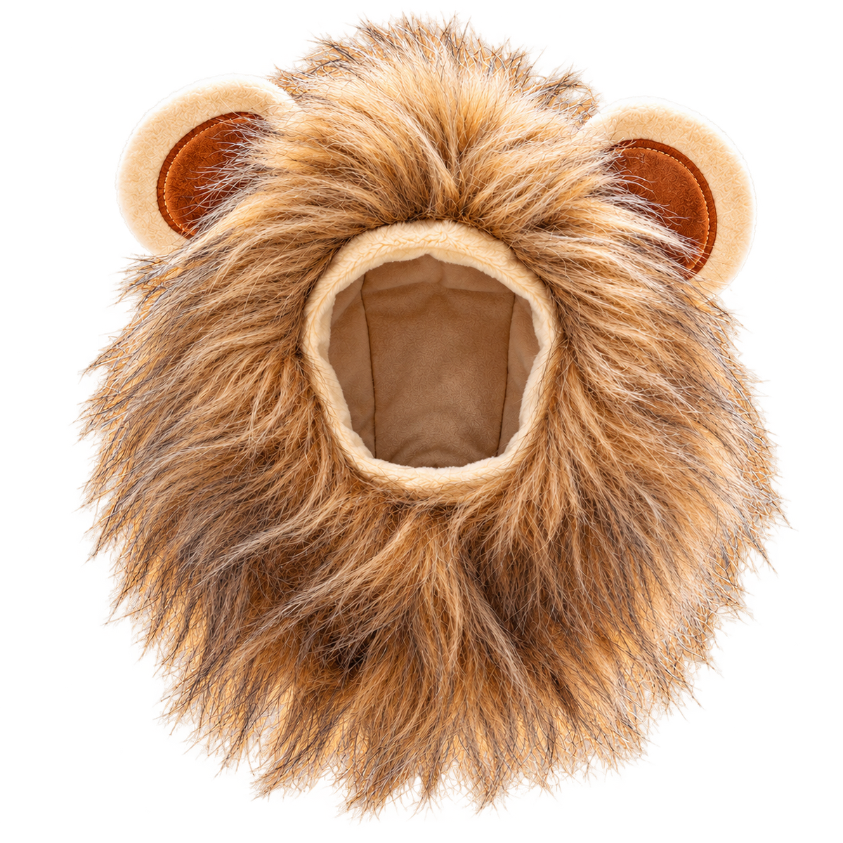 Lion Mane Pet Hat — isolated product on a transparent background