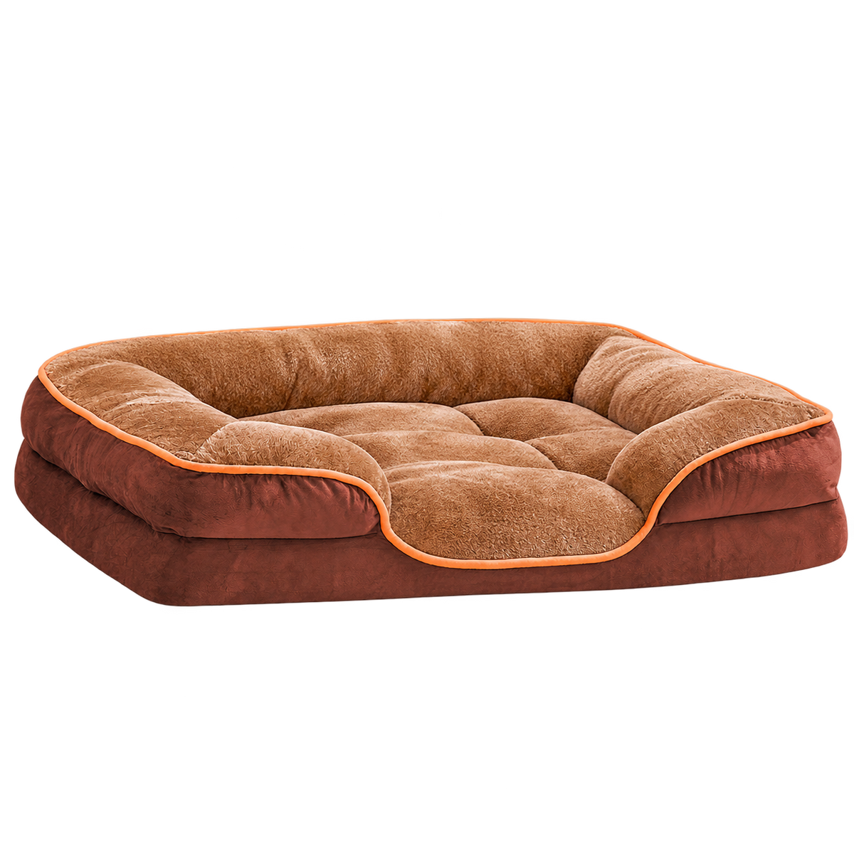 Memory Foam Pet Bed isolated on transparent background