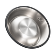 Non-Slip Stainless Steel Pet Bowl — isolated product on a transparent background