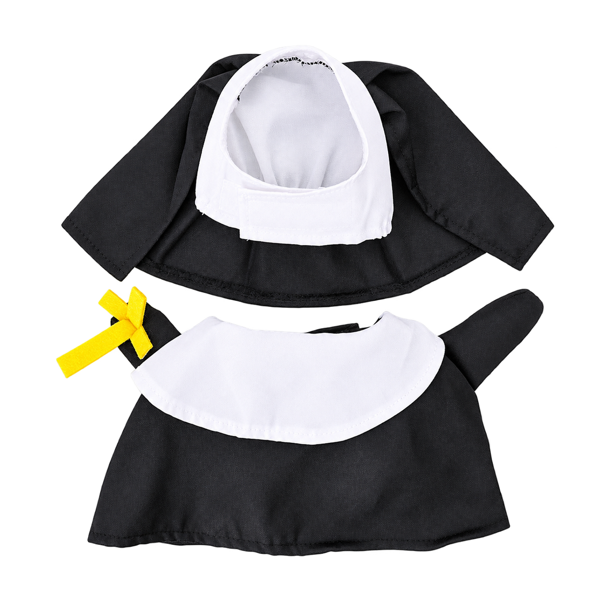 Nun Pet Costume — isolated product on a transparent background
