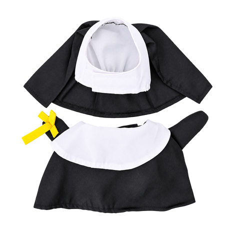 Nun Pet Costume — isolated product on a transparent background