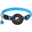 Nylon AirTag Bell Collar — isolated product on a transparent background