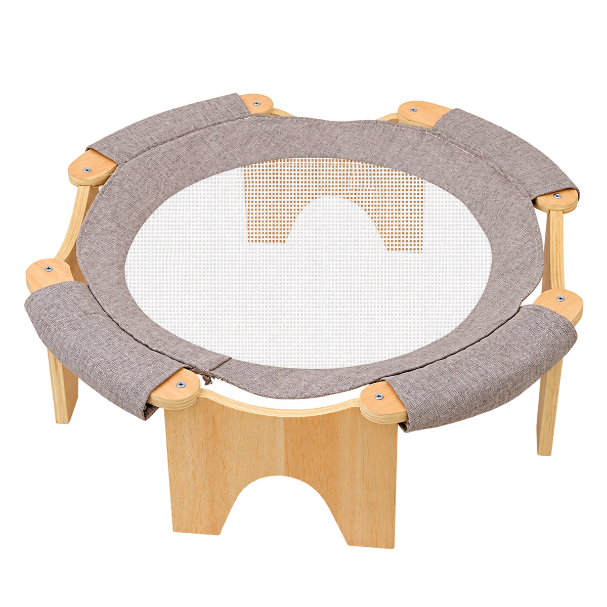 Octagonal Cat Hammock isolated on transparent background