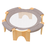 Octagonal Cat Hammock isolated on transparent background