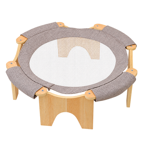 Octagonal Cat Hammock isolated on transparent background