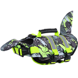 Patterned Dog Life Jacket — isolated product on a transparent background
