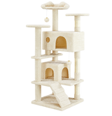 Perch Cat Tower 54 Inch — isolated product on a transparent background