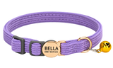 Personalised Corduroy Cat Collar — isolated product on a transparent background