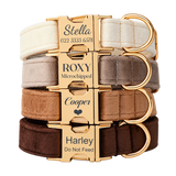 Personalised Velvet Walking Set — isolated product on a transparent background