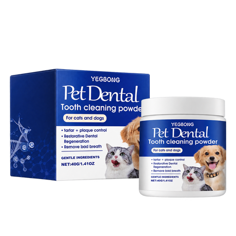 Pet Dental Cleaning Powder — isolated product on a transparent background