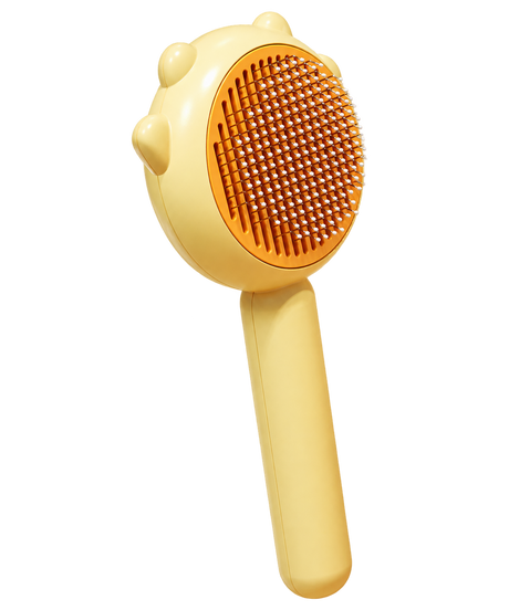 Pet Grooming Massage Brush — isolated product on a transparent background