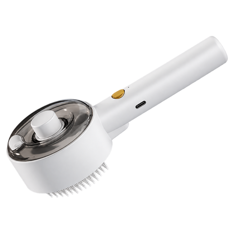 Pet Steam Grooming Brush — isolated product on a transparent background