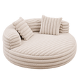 Plush Donut Pet Bed isolated on transparent background