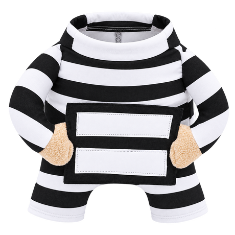 Prisoner Dog Costume — isolated product on a transparent background