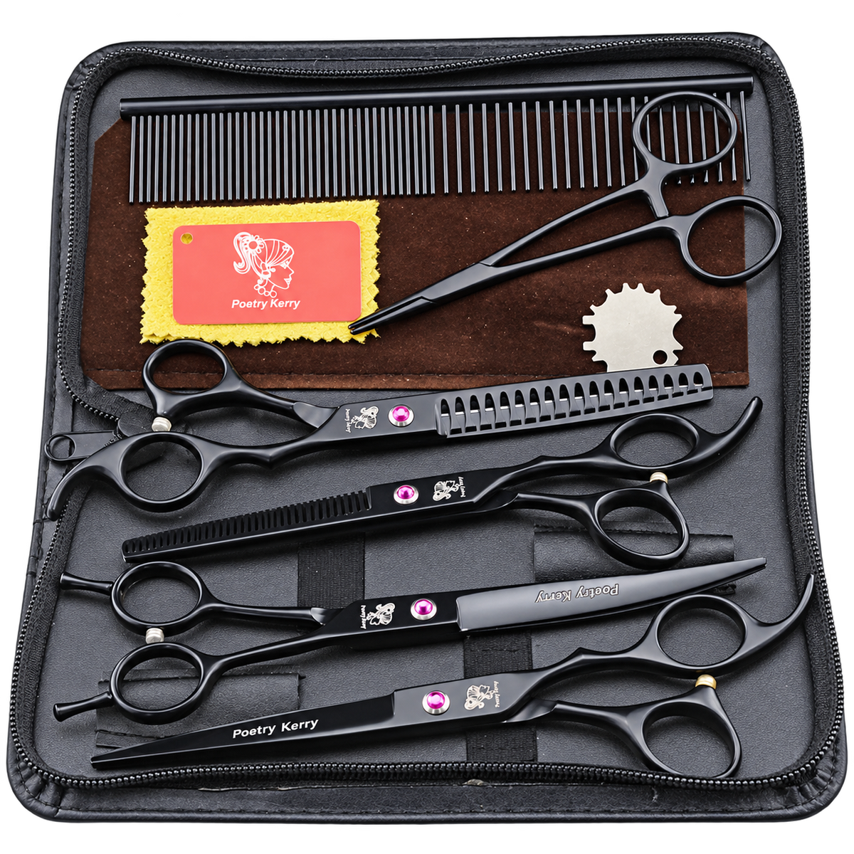 Professional Pet Grooming Scissors — isolated product on a transparent background