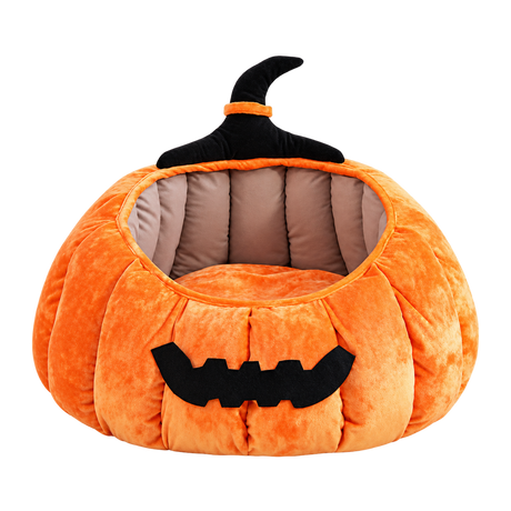 Pumpkin Cat Cave — isolated product on a transparent background