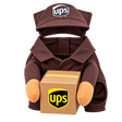 Pumpkin & Courier Pet Costumes — isolated product on a transparent background