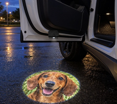 Custom Pet Car Door Lights