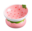 Raised Ceramic Cat Bowl — isolated product on a transparent background