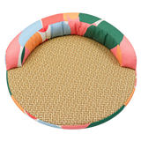 Rattan Pet Lounge Sofa isolated on transparent background