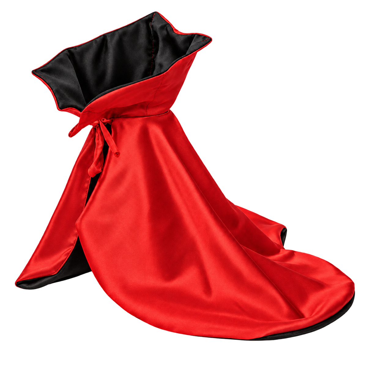 Red Halloween Pet Cape — isolated product on a transparent background