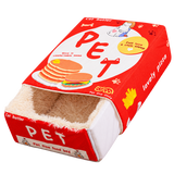 Red Snack Box Cat Bed isolated on transparent background
