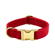 Red Velvet Dog Accessories — isolated product on a transparent background
