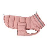 Reflective Dog Puffer Vest — isolated product on a transparent background