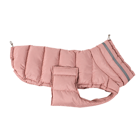 Reflective Dog Puffer Vest — isolated product on a transparent background